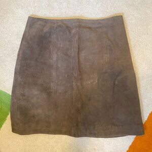 Vintage suede skirt - size 6